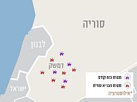 Цели, атакованные ЦАХАЛом в ночь на 21 января 2019 года Цели, атакованные ЦАХАЛом в ночь на 21 января 2019 года