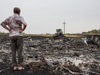 На месте падения боинга. 18 июля 2014 года На месте падения боинга. 18 июля 2014 года