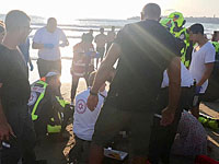 Женщина пострадала, купаясь в море возле пляжа "Аргаман" в Акко Женщина пострадала, купаясь в море возле пляжа "Аргаман" в Акко