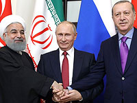 Хасан Роухани, Владимир Путин и Реджеп Тайип Эрдоган Хасан Роухани, Владимир Путин и Реджеп Тайип Эрдоган