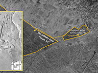Позиции проиранских милиций в районе Аль-Букамаль (архивный спутниковый снимок)