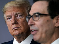Дональд Трамп и министр финансов Стивен Мнучин