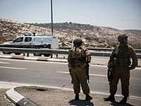 Теракт в районе Хеврона, ранен военнослужащий Теракт в районе Хеврона, ранен военнослужащий