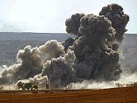 ВВС арабской коалиции разбомбили полицейский участок в столице Йемена ВВС арабской коалиции разбомбили полицейский участок в столице Йемена