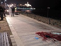 На месте теракта в Яффо На месте теракта в Яффо