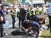 На месте теракта возле Шхемских ворот. 9 марта 2016 года На месте теракта возле Шхемских ворот. 9 марта 2016 года