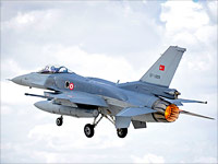 Истребитель F-16 турецких ВВС Истребитель F-16 турецких ВВС