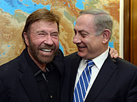 Биньямин Нетаниягу встретился с "Крутым Уокером" Чаком Норрисом Биньямин Нетаниягу встретился с "Крутым Уокером" Чаком Норрисом