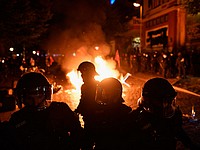 Беспорядки в Гамбурге. 6 июля 2017 г. Беспорядки в Гамбурге. 6 июля 2017 г.