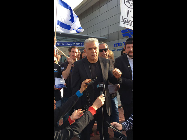 Акция протеста "Еш Атид" в Тель-Авиве. 4 марта 2018 года