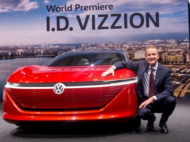 Компания Volkswagen представила самоуправляемый электромобиль без руля и педалей
