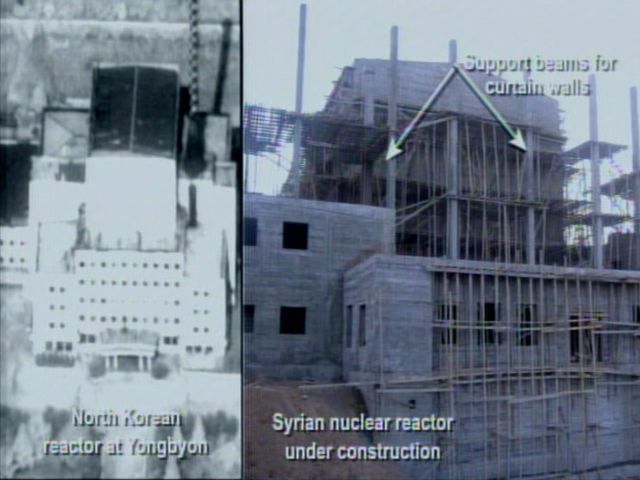 Сравнение северокорейского и сирийского ядерных объектов