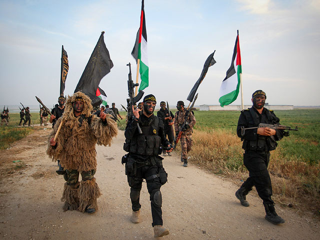 Парад боевиков "Исламского джихада" в Газе