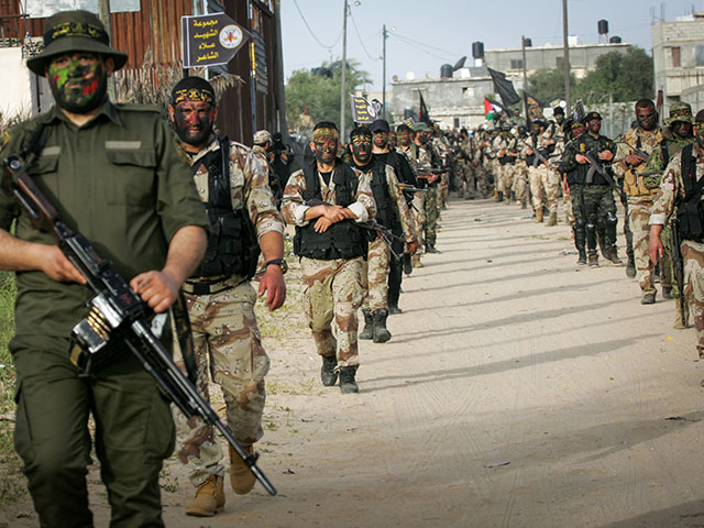 Парад боевиков "Исламского джихада" в Газе
