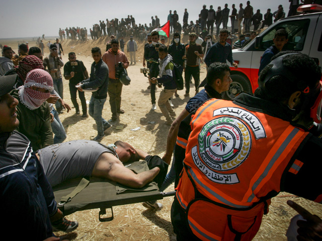 Минздрав Газы: пострадали 112 участников акции протеста