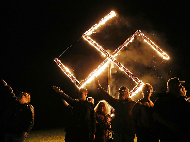 Марш неонацистов в Дрекетауне 
