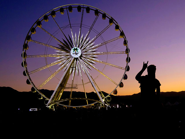 Завершение фестиваля Coachella в Калифорнии 