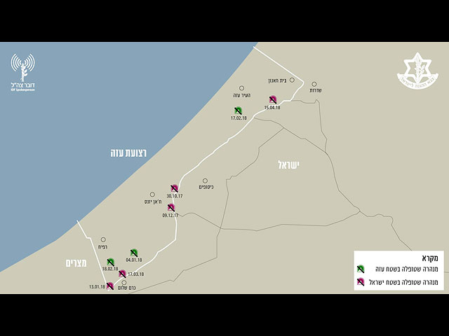 ЦАХАЛ уничтожил туннель террора на границе с Газой  