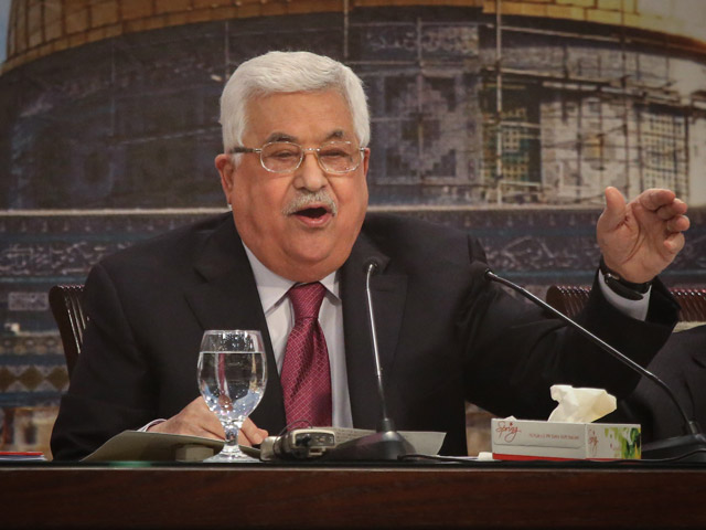 Махмуд Аббас на  23-й сессии Палестинского национального совета