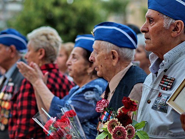 Акция "Бессмертный полк" в Петах-Тикве