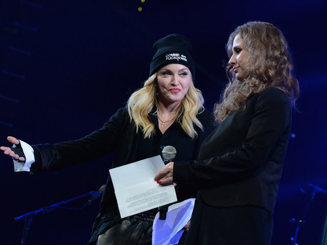Мадонна и Мария Алехина в Нью-Йорке