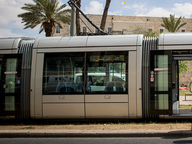 В Иерусалиме затруднено движение трамваев  