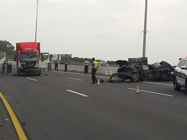 На месте аварии на шоссе 2. 28 мая 2018 года