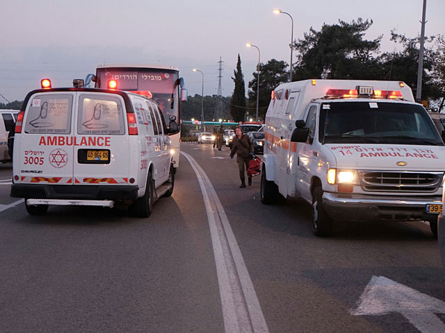 Авария около Иерусалима: трое пострадавших, один в критическом состоянии  