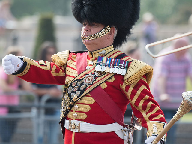 Репетиция церемонии "Trooping the Colour"