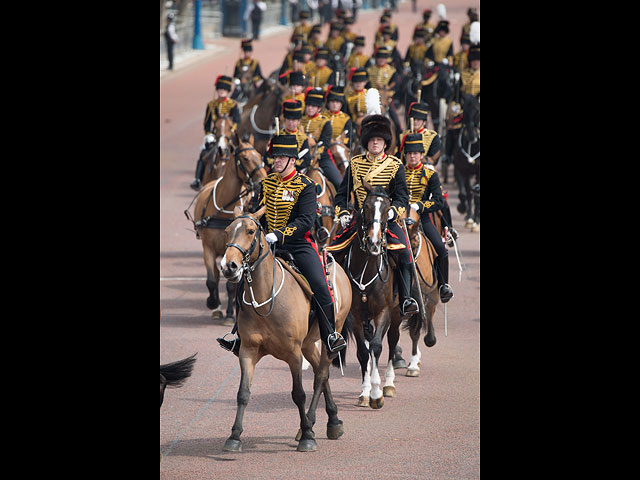 Репетиция церемонии "Trooping the Colour"