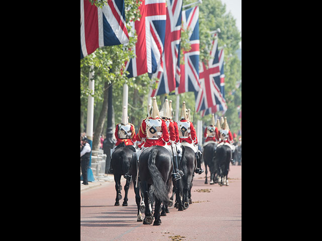 Репетиция церемонии "Trooping the Colour"