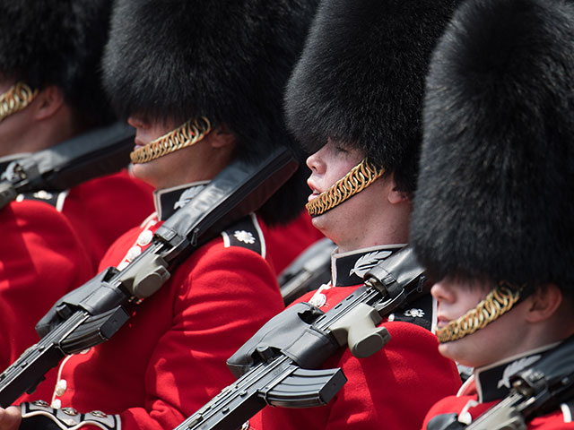 Репетиция церемонии "Trooping the Colour"