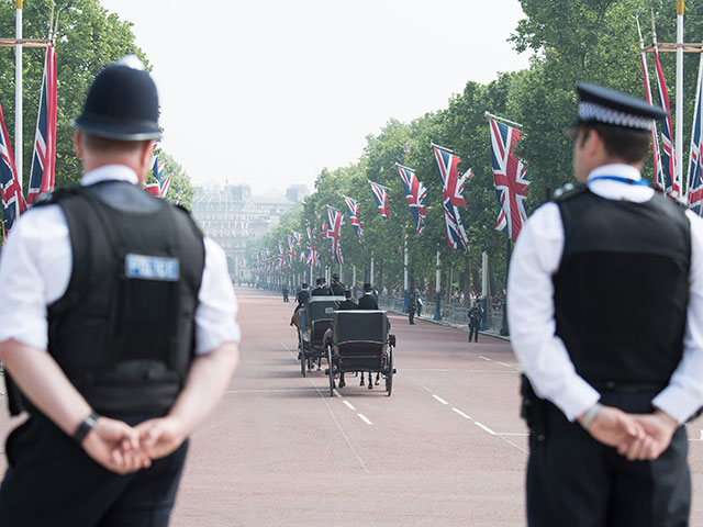 Репетиция церемонии "Trooping the Colour"