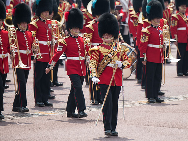 Репетиция церемонии "Trooping the Colour"