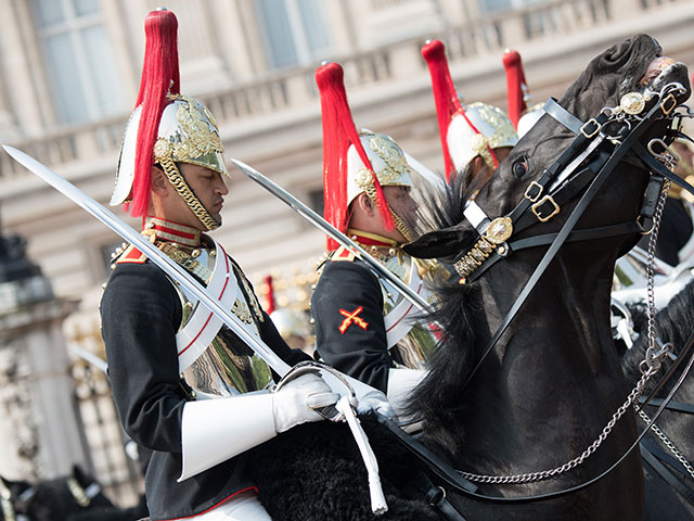 Репетиция церемонии "Trooping the Colour"