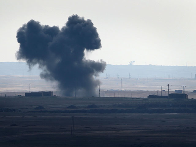 Взрыв рядом с базой войск NATO в Ракке