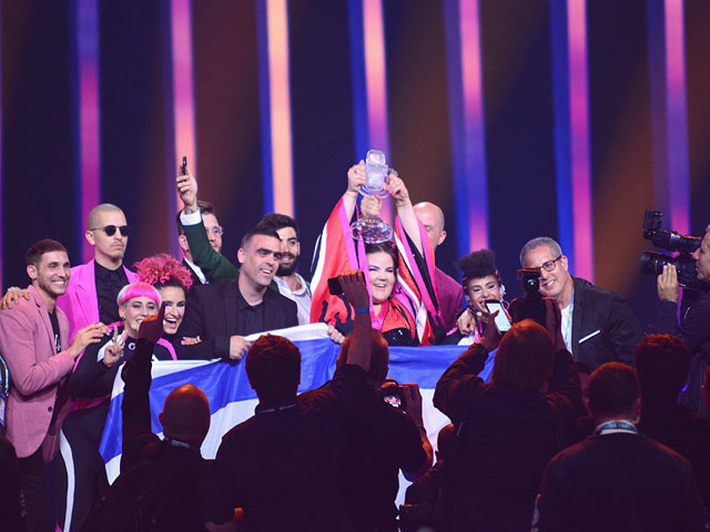 Израильтянка Нета Барзилай стала победительницей "Евровидения-2018". Лиссабон, 12 мая 2018 г.  