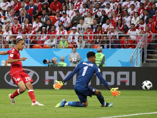 Перу - Дания 0:1