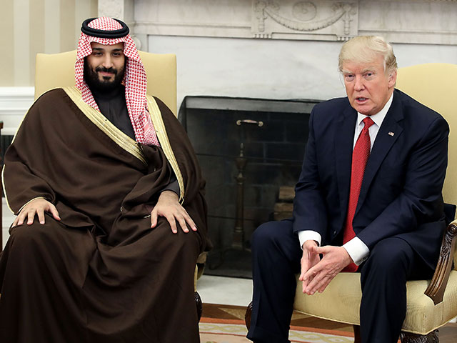 Принц Саудовской Аравии Мухаммед ибн Салман Аль Сауд и Дональд Трамп