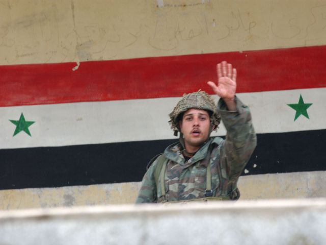 Сирийский военнослужащий