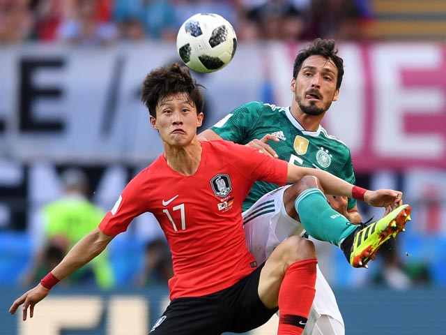 Южная Корея Германия 2:0