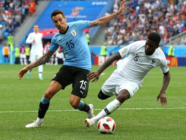 Франция - Уругвай 2:0