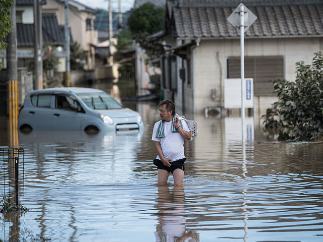 Наводнения в Японии, множество погибших