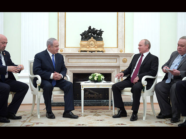 Владимир Путин и Биньямин Нетаниягу беседуют в Кремле