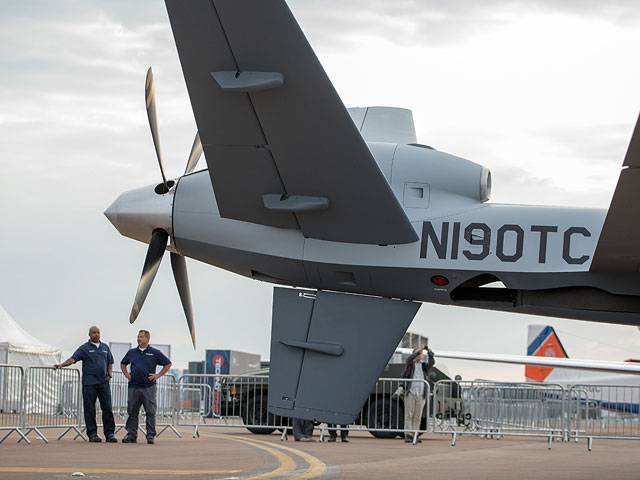 MQ-9B SkyGuardian в Англии. 11 июля 2018 года