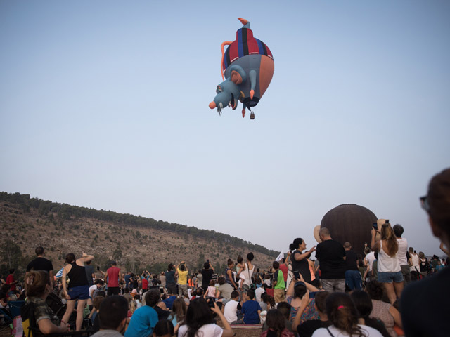 Фестиваль воздушных шаров в Изреэльской долине. 3 августа 2018 года
