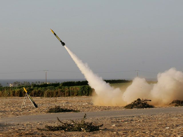 ЦАХАЛ: по территории Израиля из сектора Газы были выпущены 80 ракет