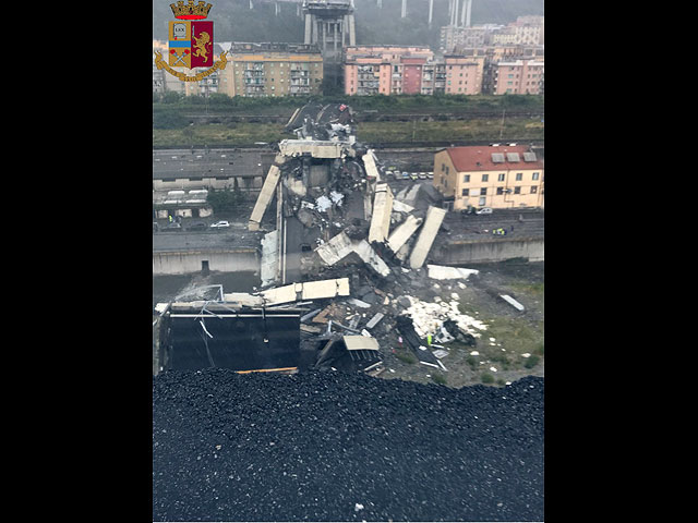 Обрушение моста Моранди в Генуе
