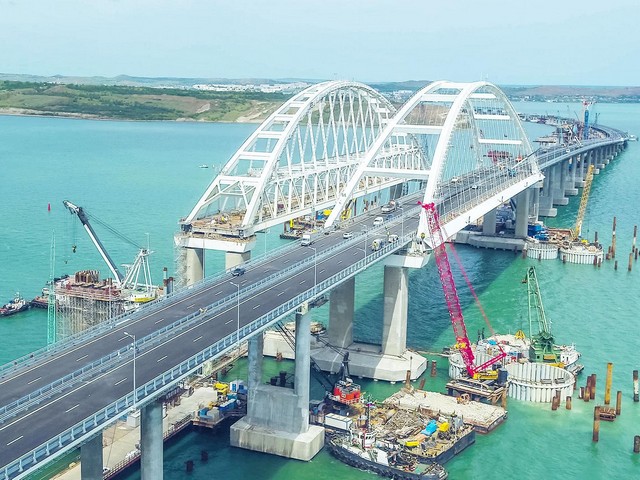 Крымский мост, май 2018 г.