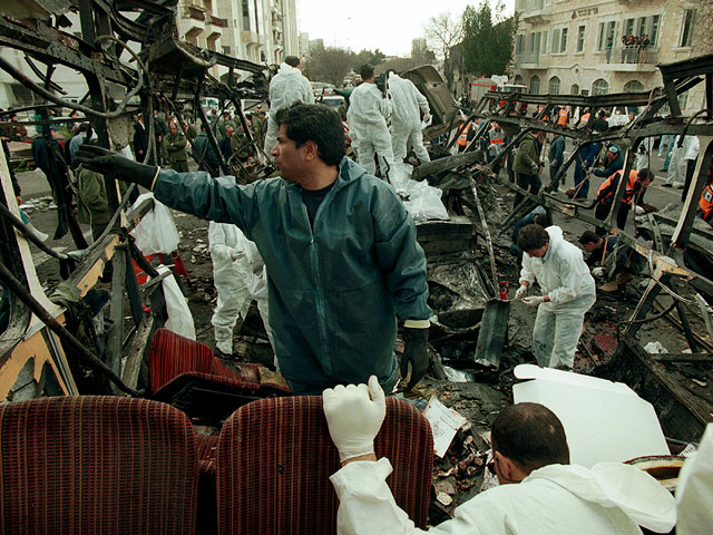 На месте теракта в Иерусалиме в 1996-м